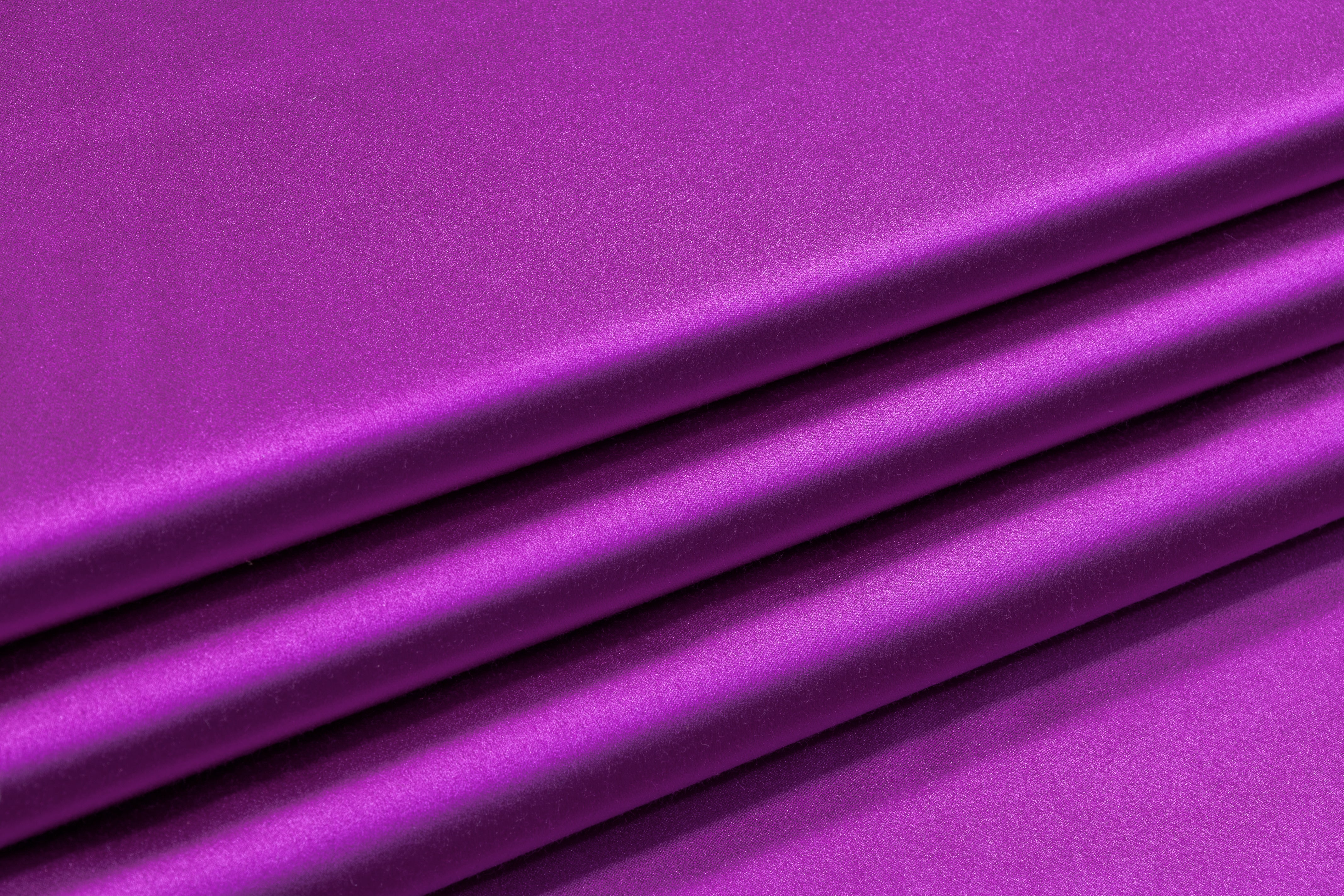 Italian Silk Viscose Duchess Satin - Purple