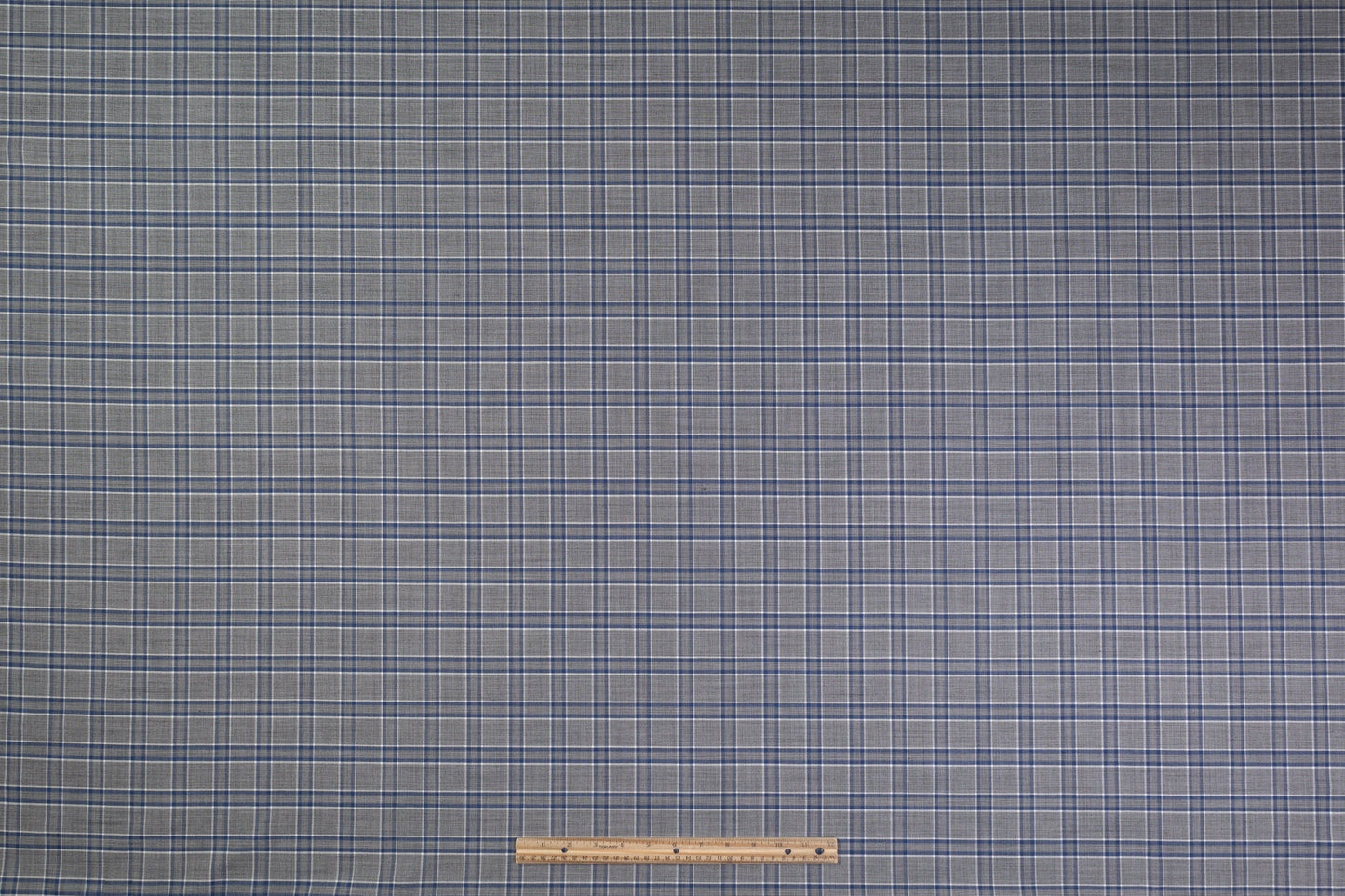 Reda - Checked Italian Wool Suiting - Gray / Blue