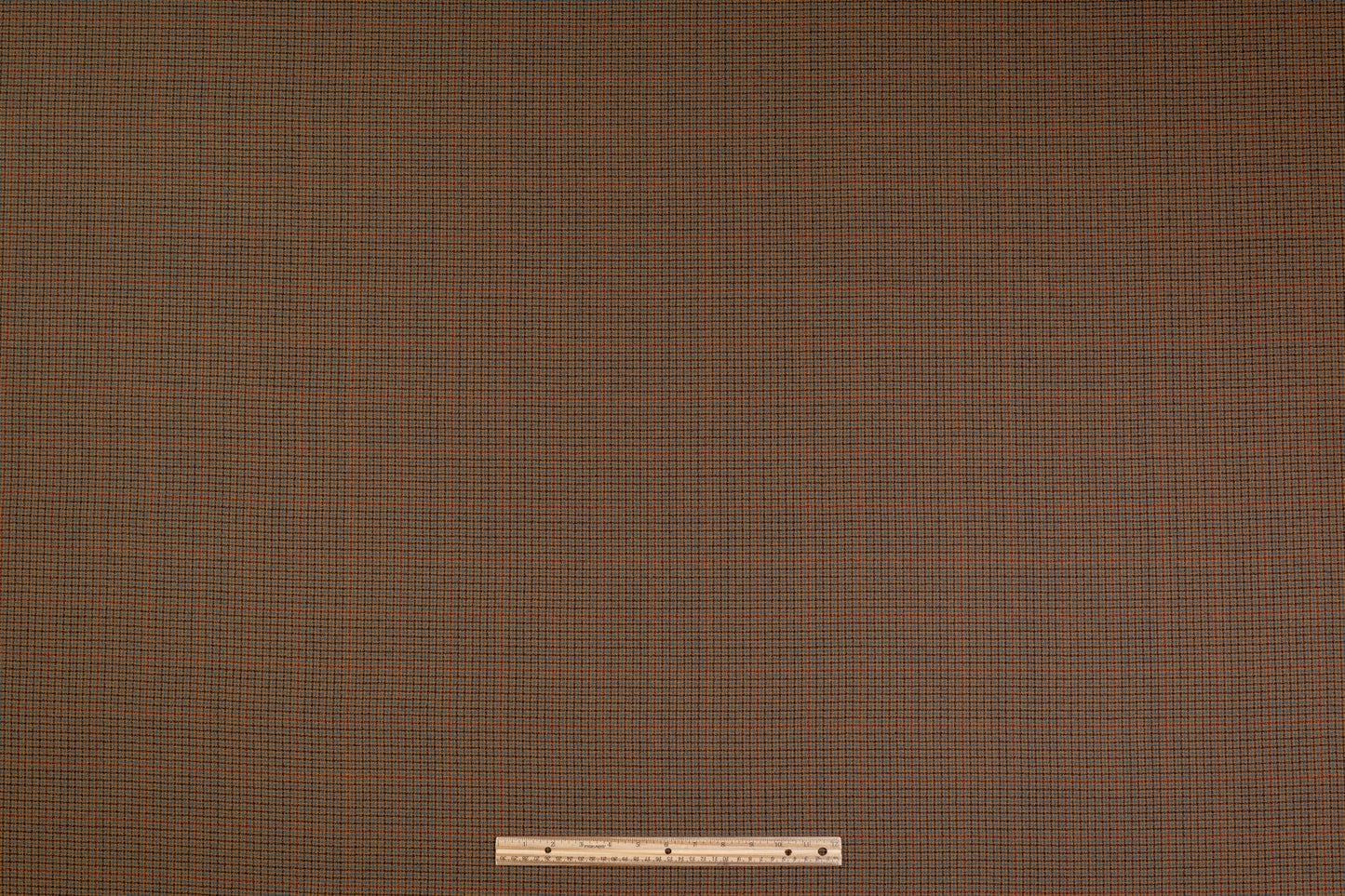 Ferla - Checked Italian Wool Suiting - Brown / Teal / Burgundy