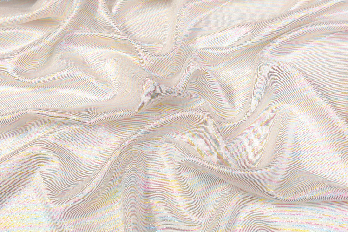 Italian Silk Chiffon Lamé - Multicolor