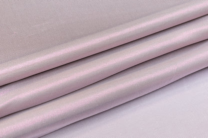 Italian Silk Chiffon Lamé - Light Fuchsia
