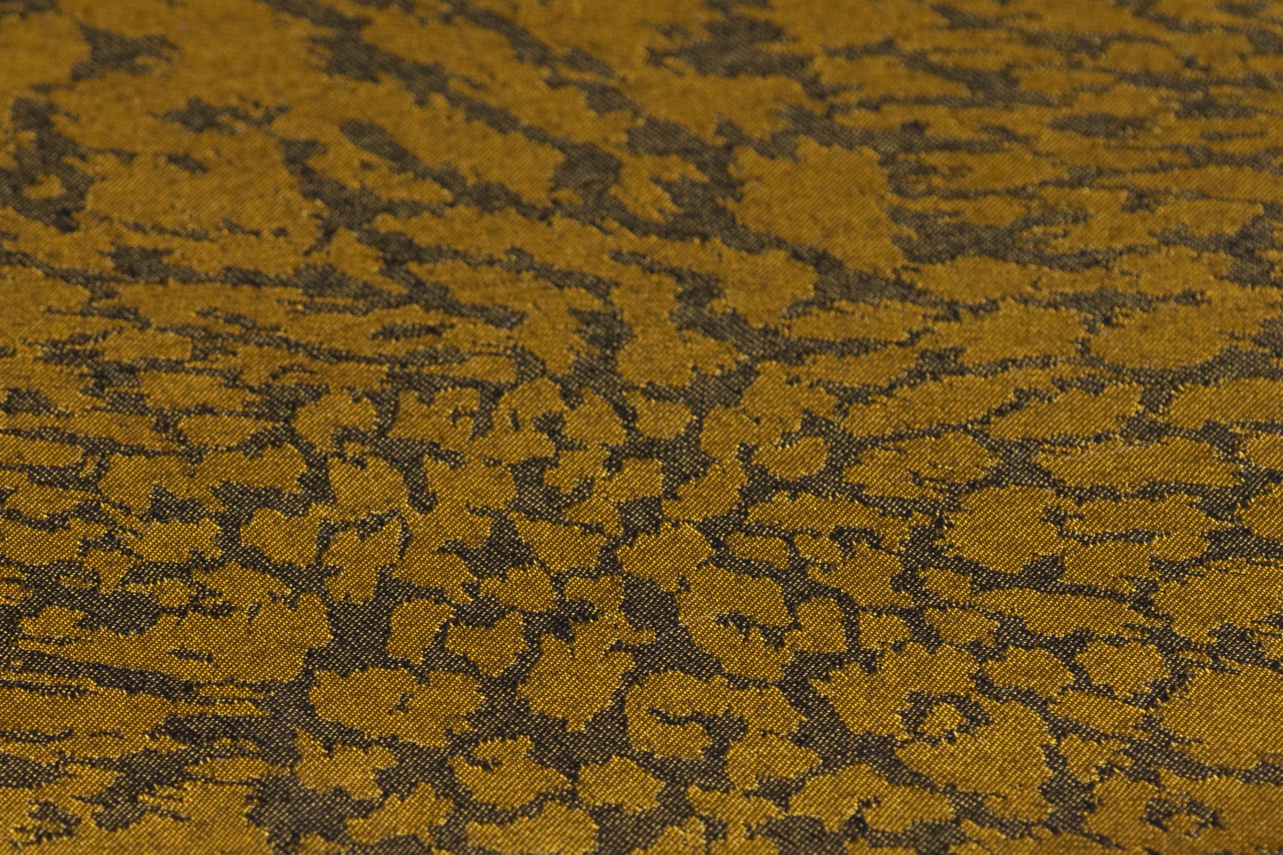 Italian Viscose Acetate Jacquard - Antique Gold