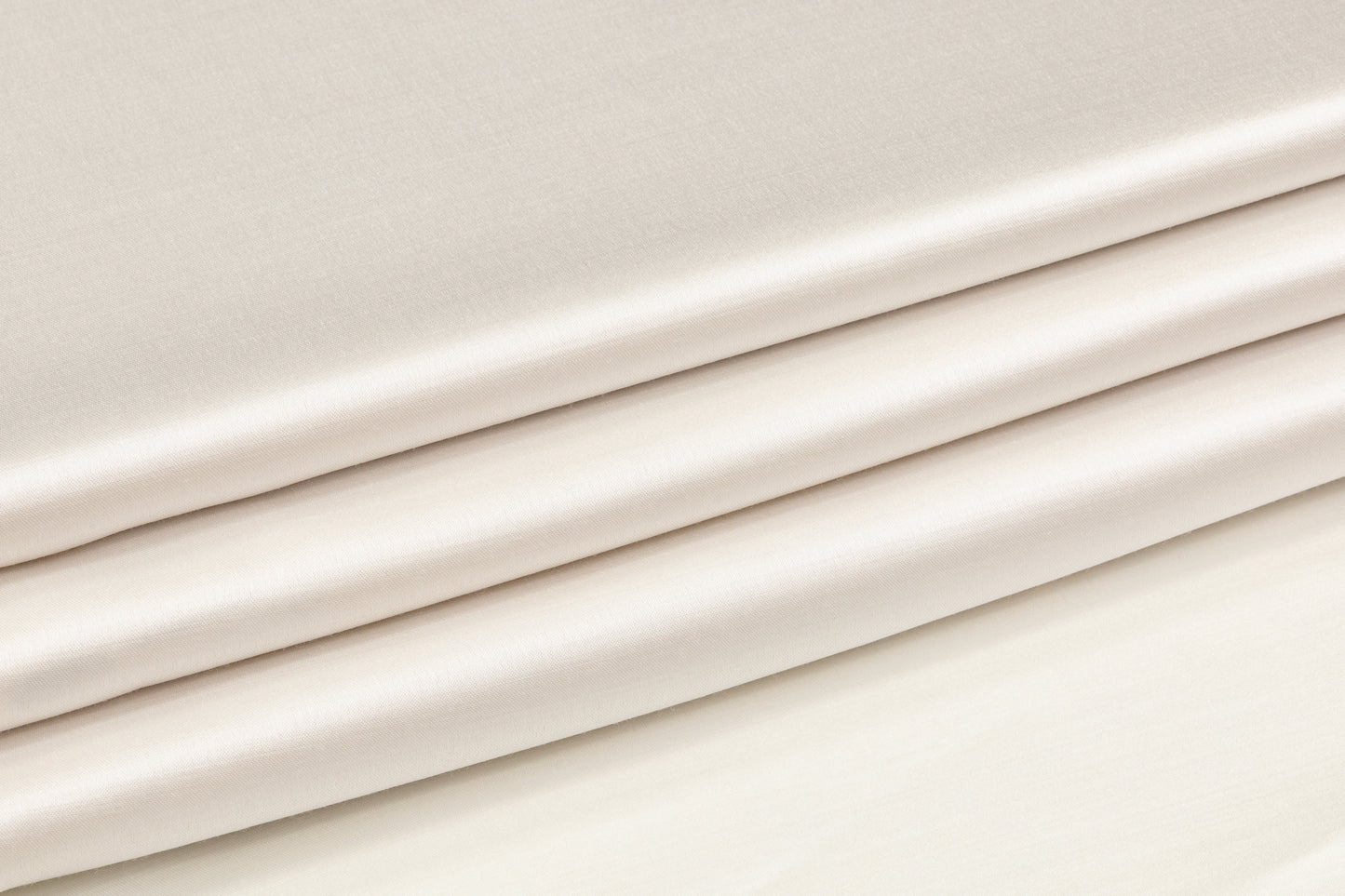 Double Faced Italian Acetate Wool Satin - Ivory