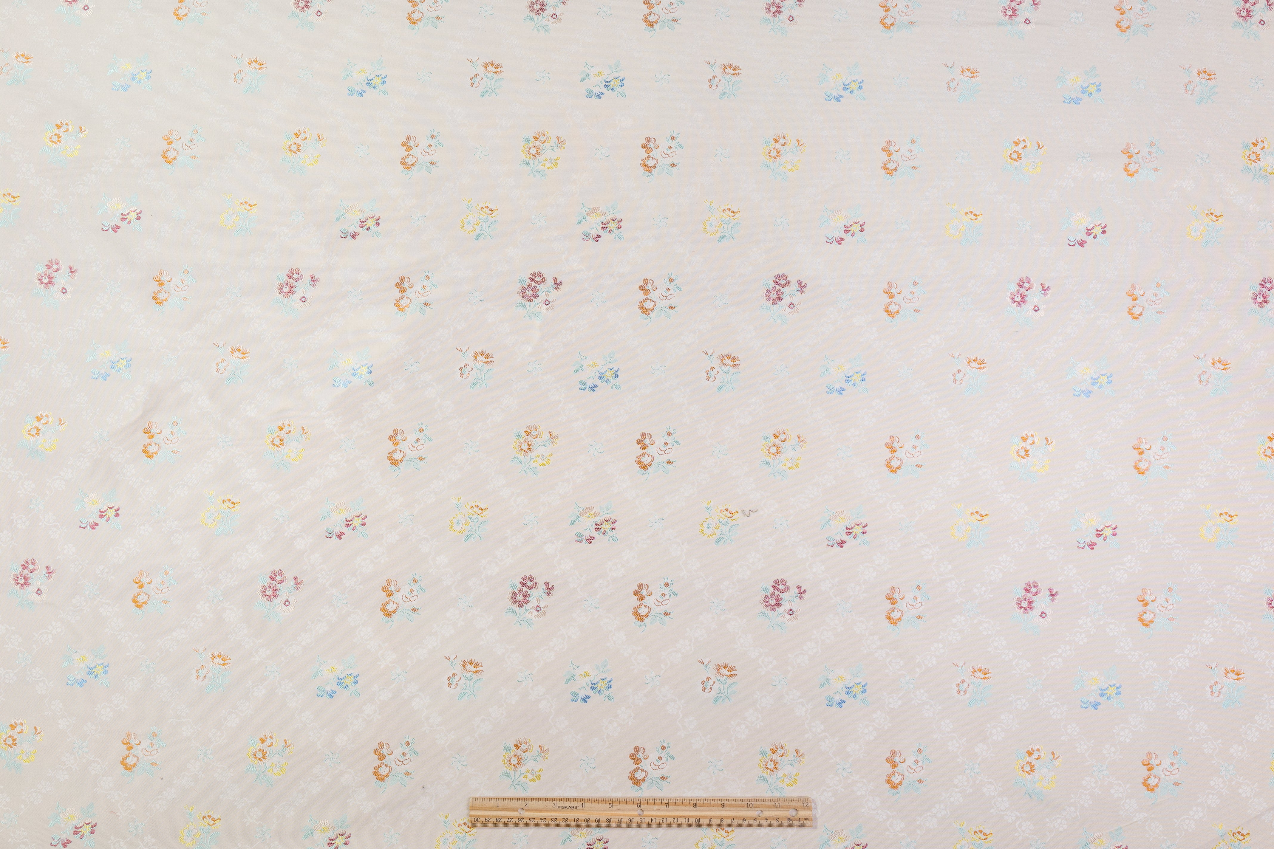 Italian Silk Blend Brocade - Multicolor
