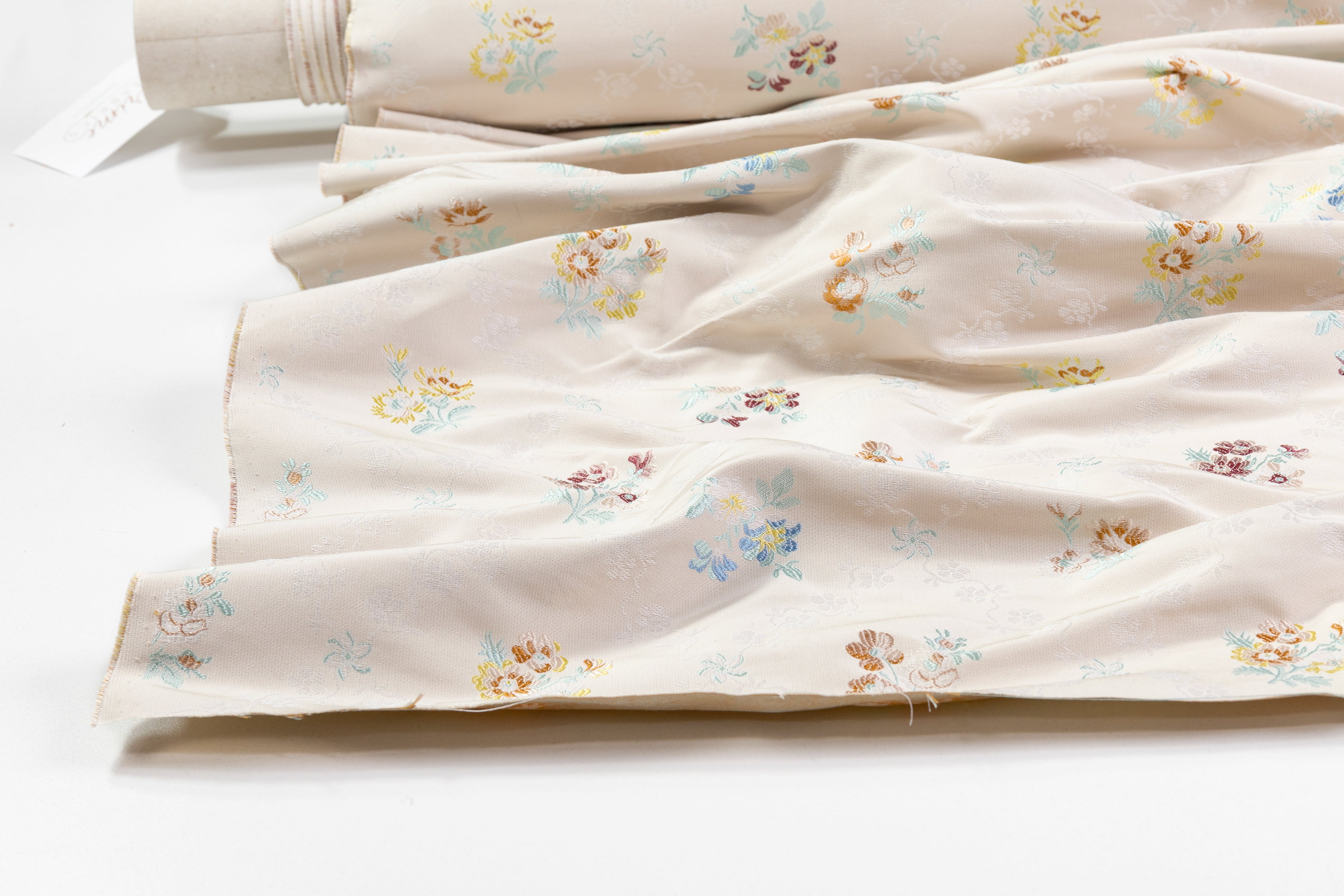 Italian Silk Blend Brocade - Multicolor