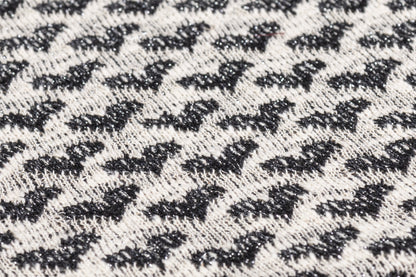 Valentino - Metallic Hearts Cotton Knit - Black / Off White / Silver
