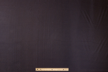 Double Faced Viscose Jacquard - Antique Gold and Navy Blue