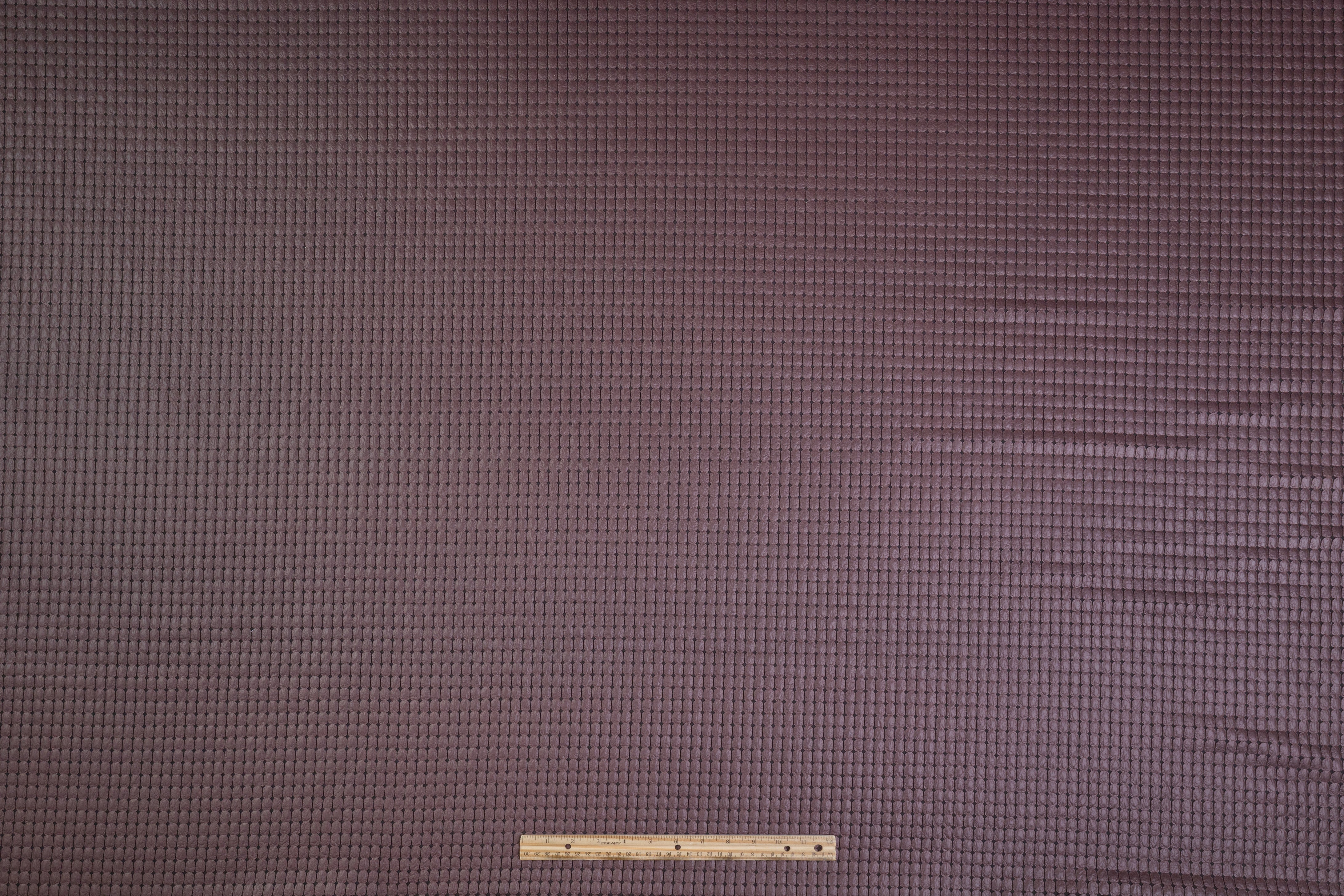 Italian Faux Leather - Muted Plum