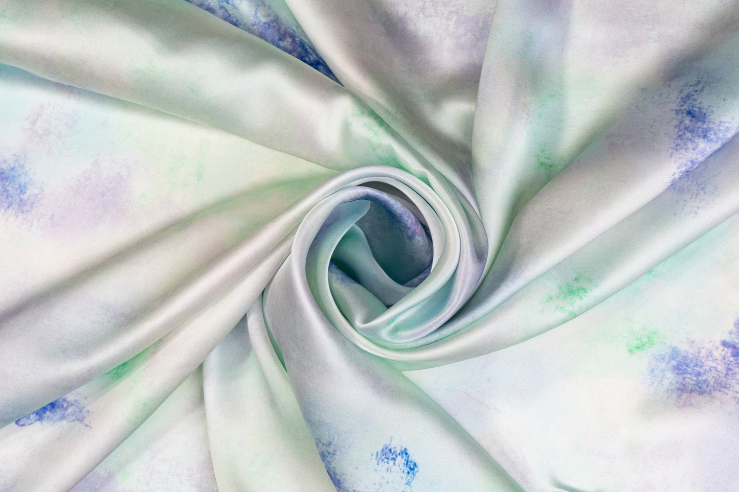 Tie-Dye Italian Silk Charmeuse - Multicolor