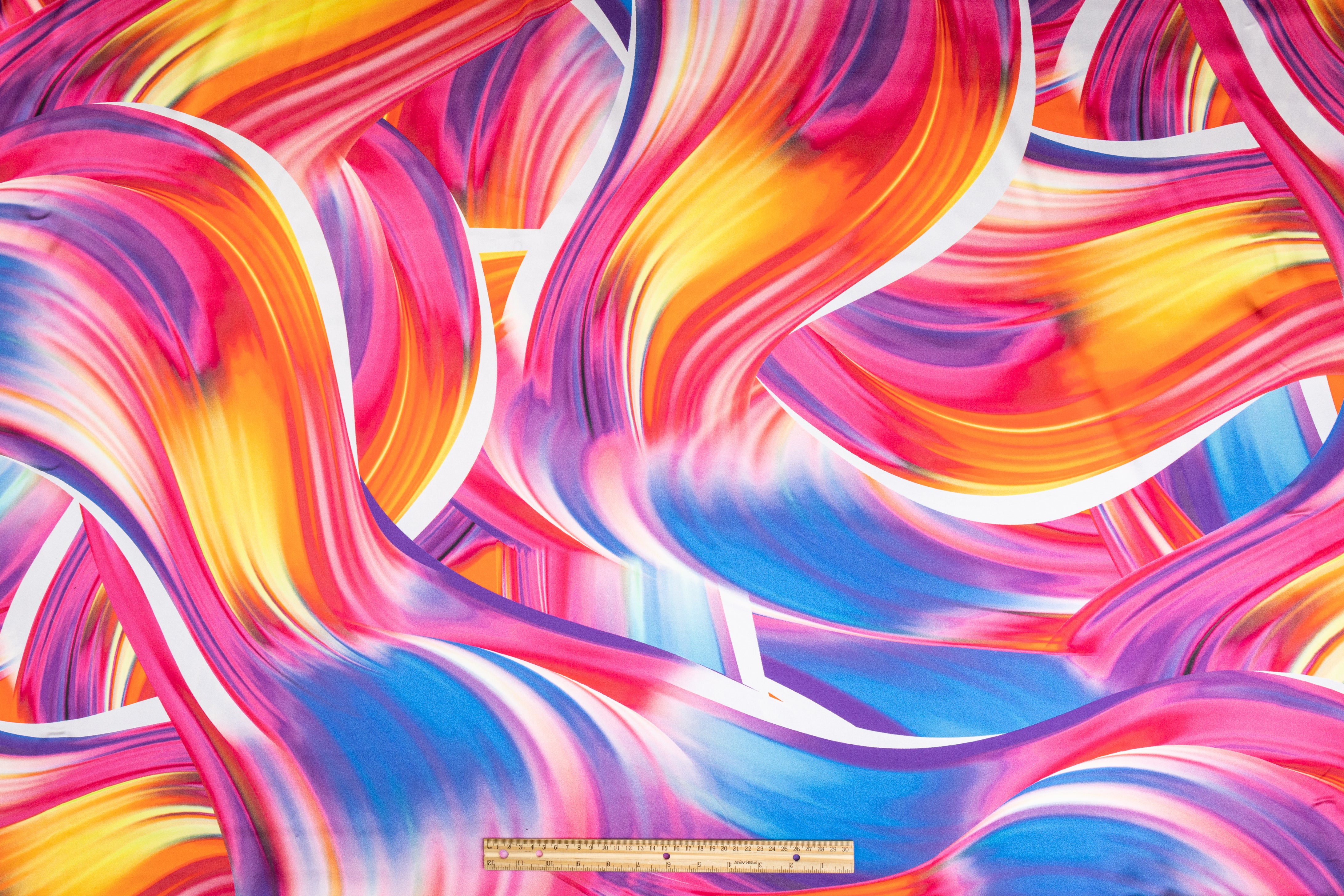 Italian Silk Charmeuse - Multicolor