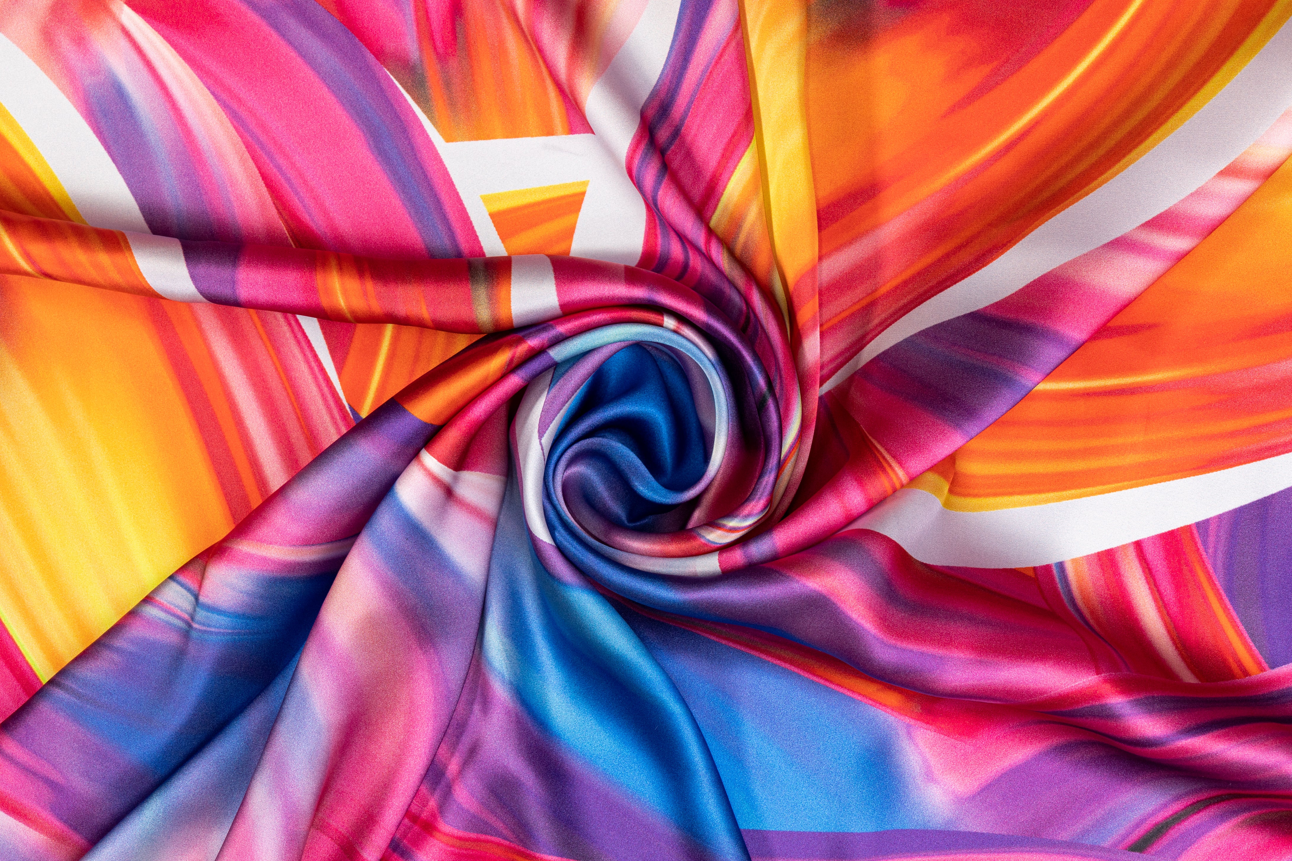 Italian Silk Charmeuse - Multicolor