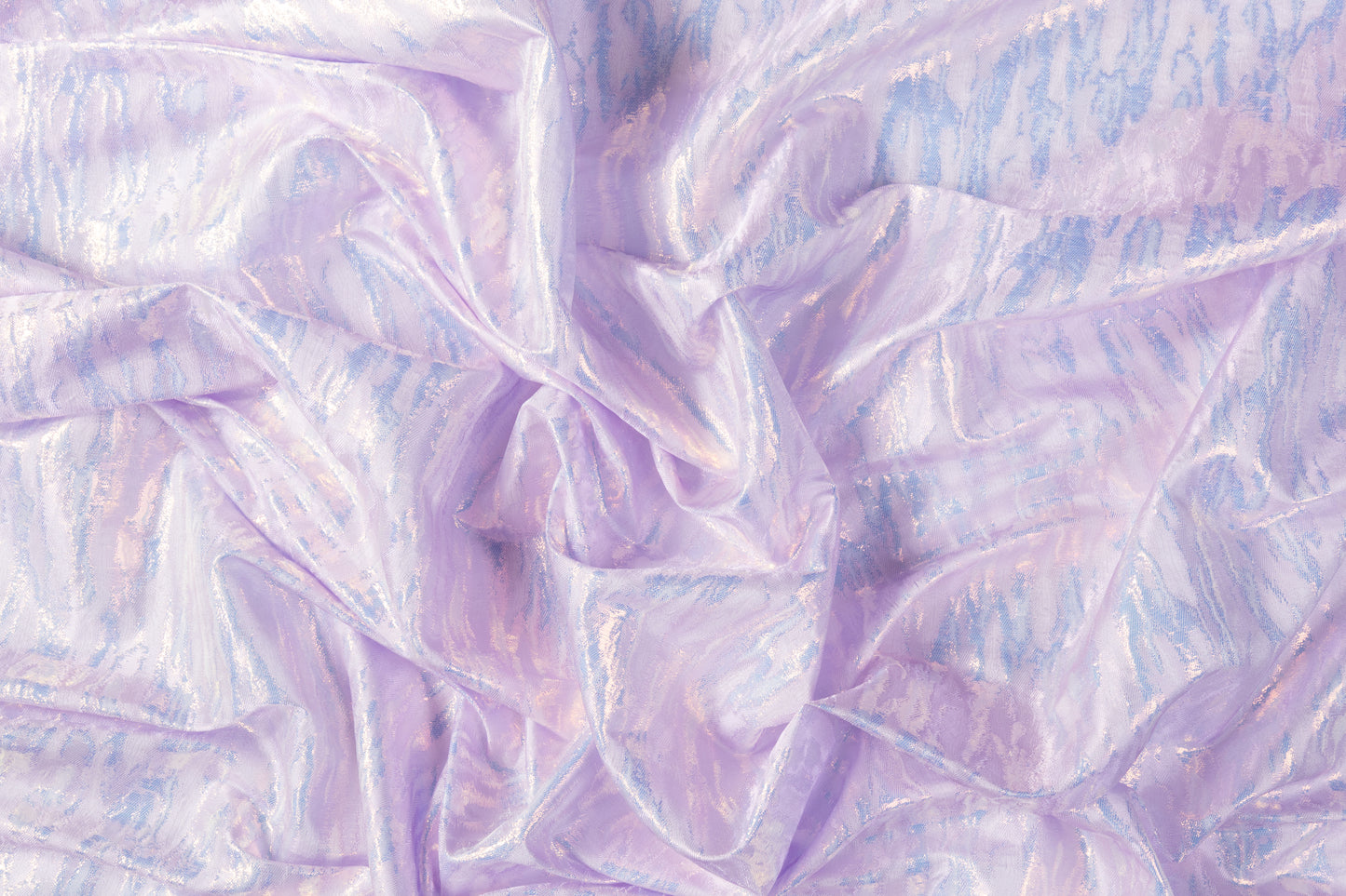 Abstract Metallic French Brocade - Lilac