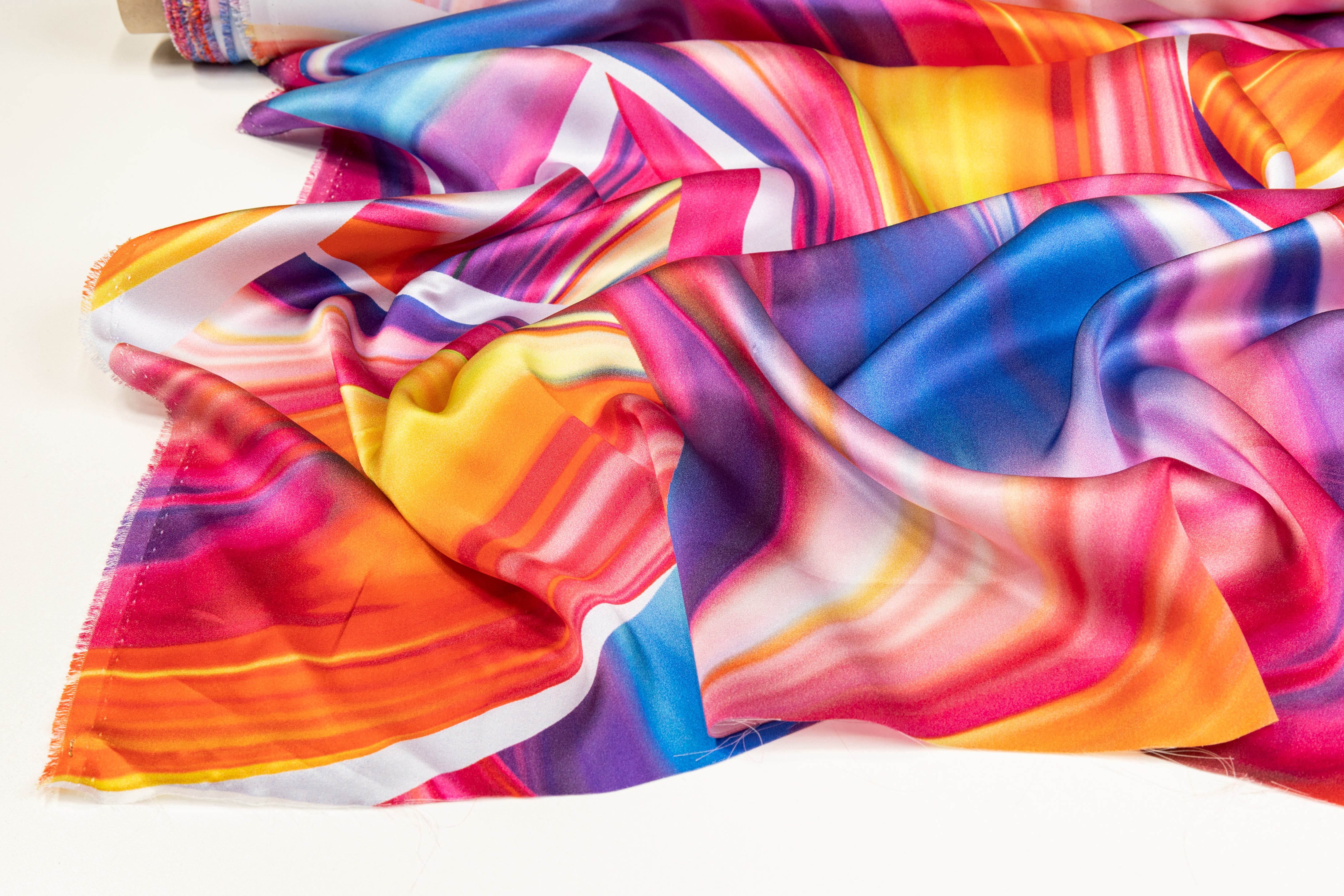 Italian Silk Charmeuse - Multicolor