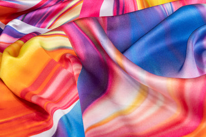 Italian Silk Charmeuse - Multicolor