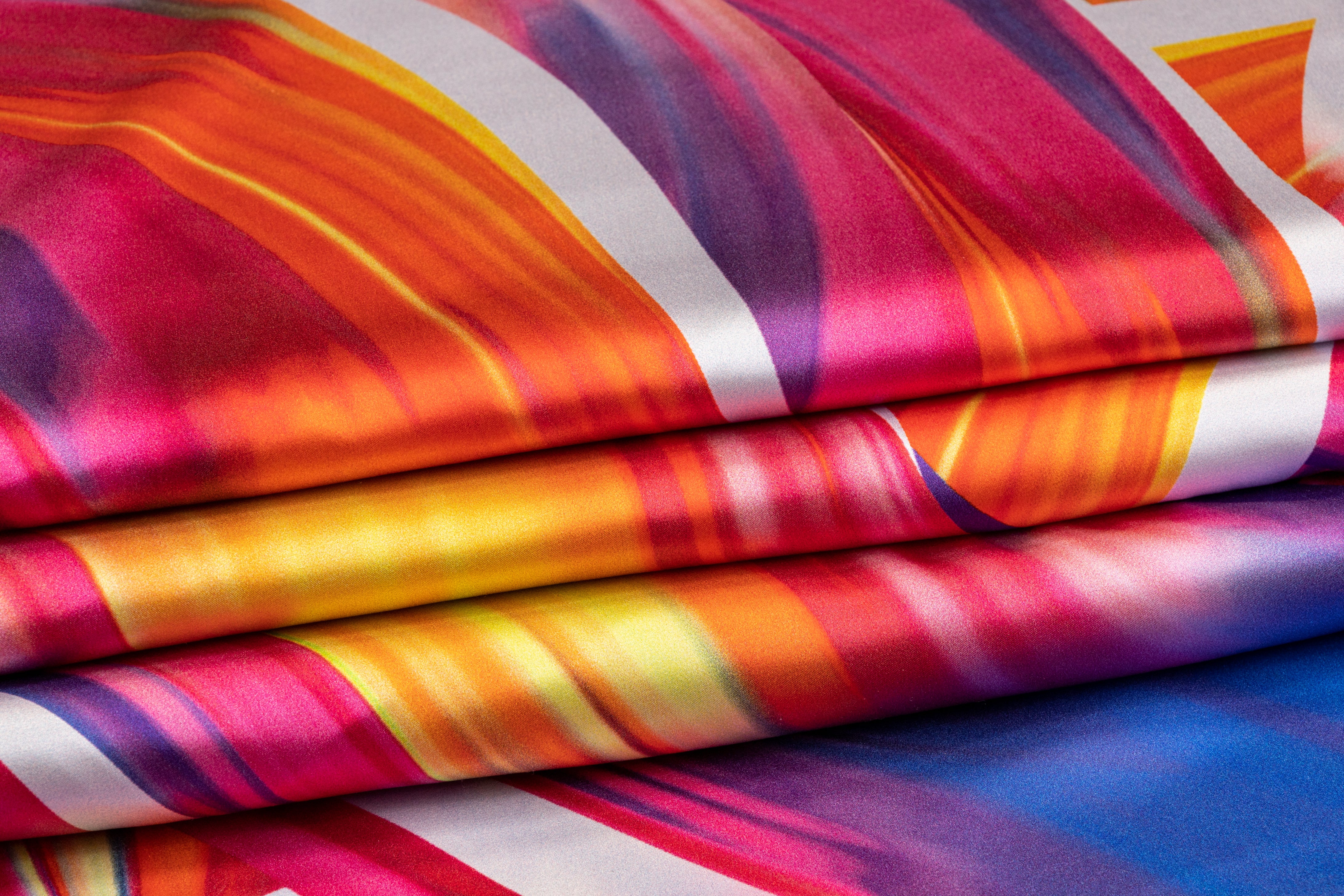Italian Silk Charmeuse - Multicolor