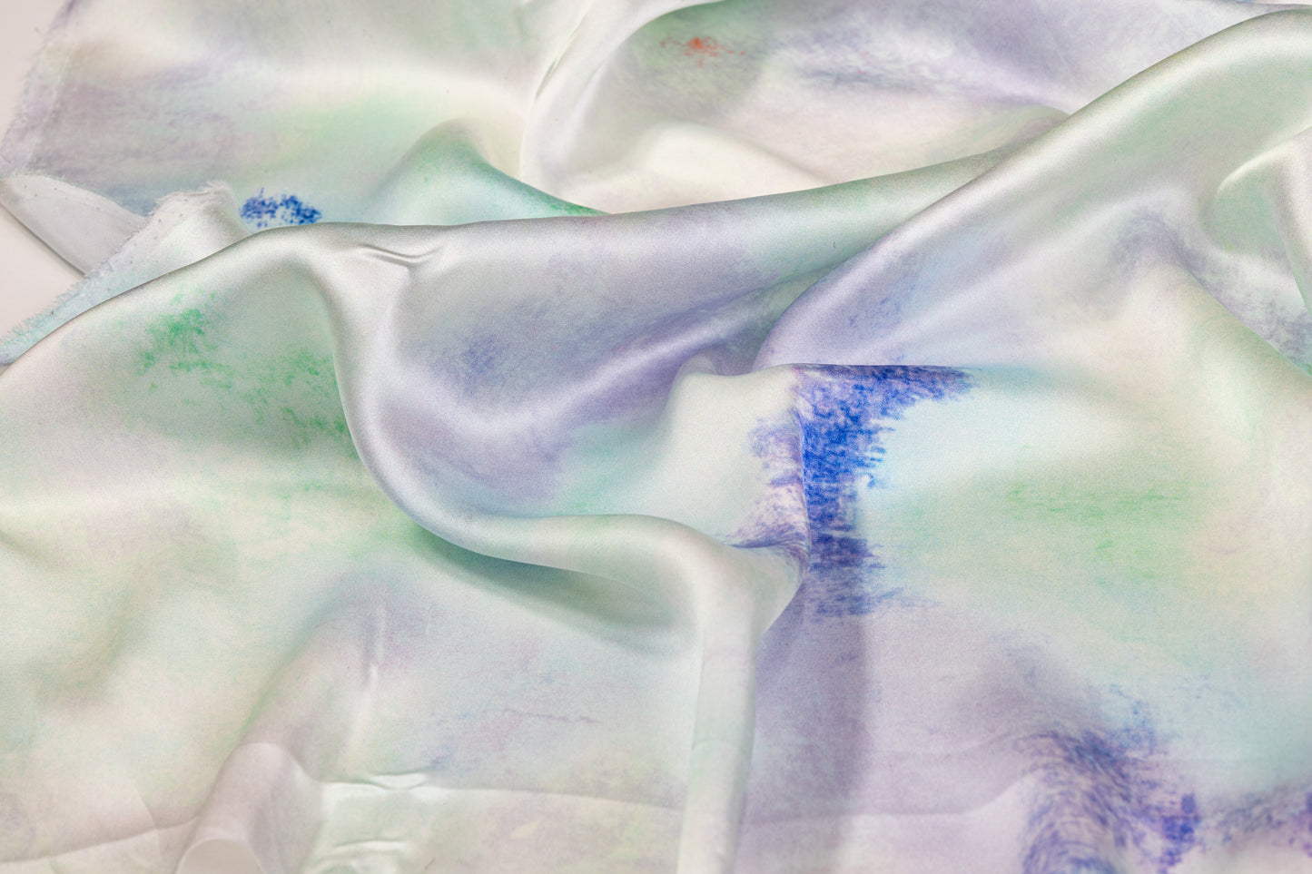 Tie-Dye Italian Silk Charmeuse - Multicolor