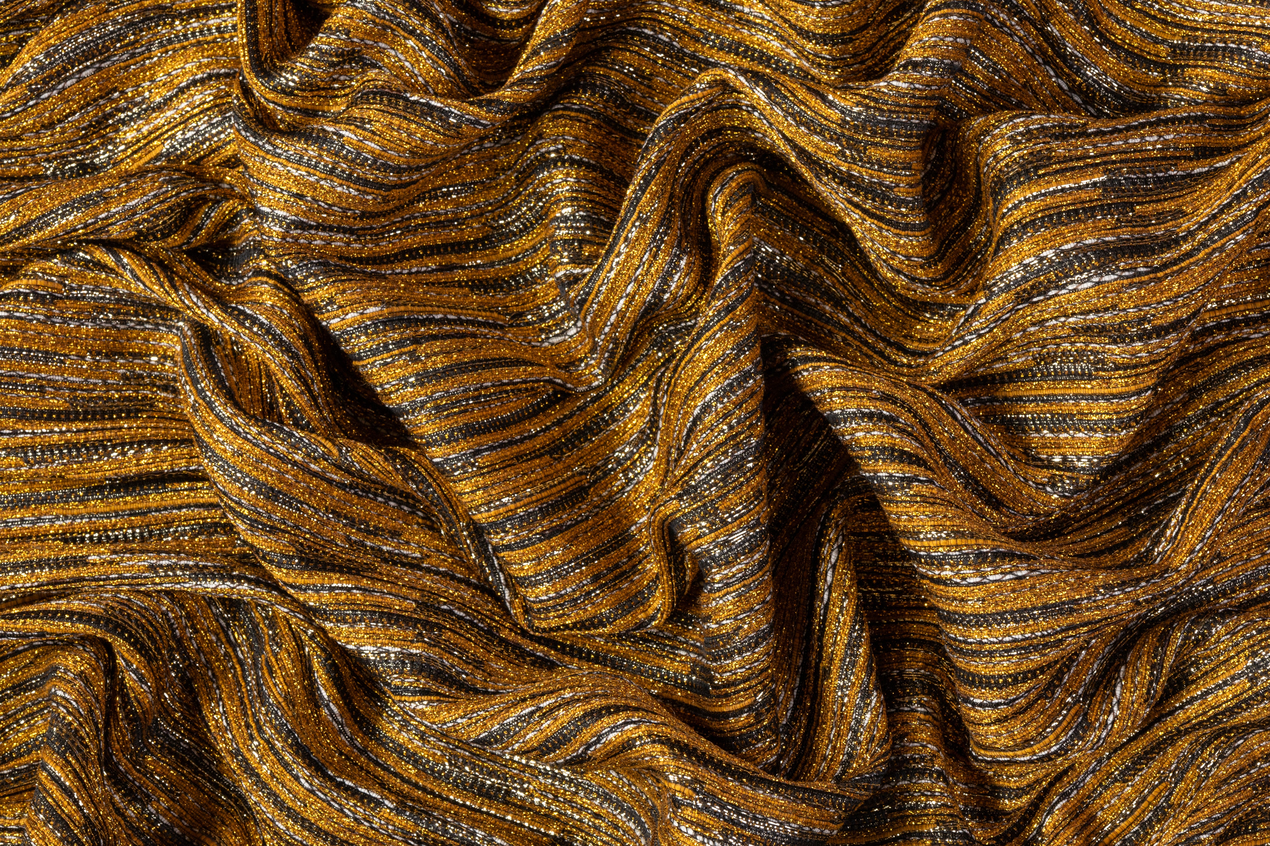 French Metallic Brocade - Gold