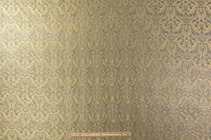 Metallic Damask Brocade - Gold