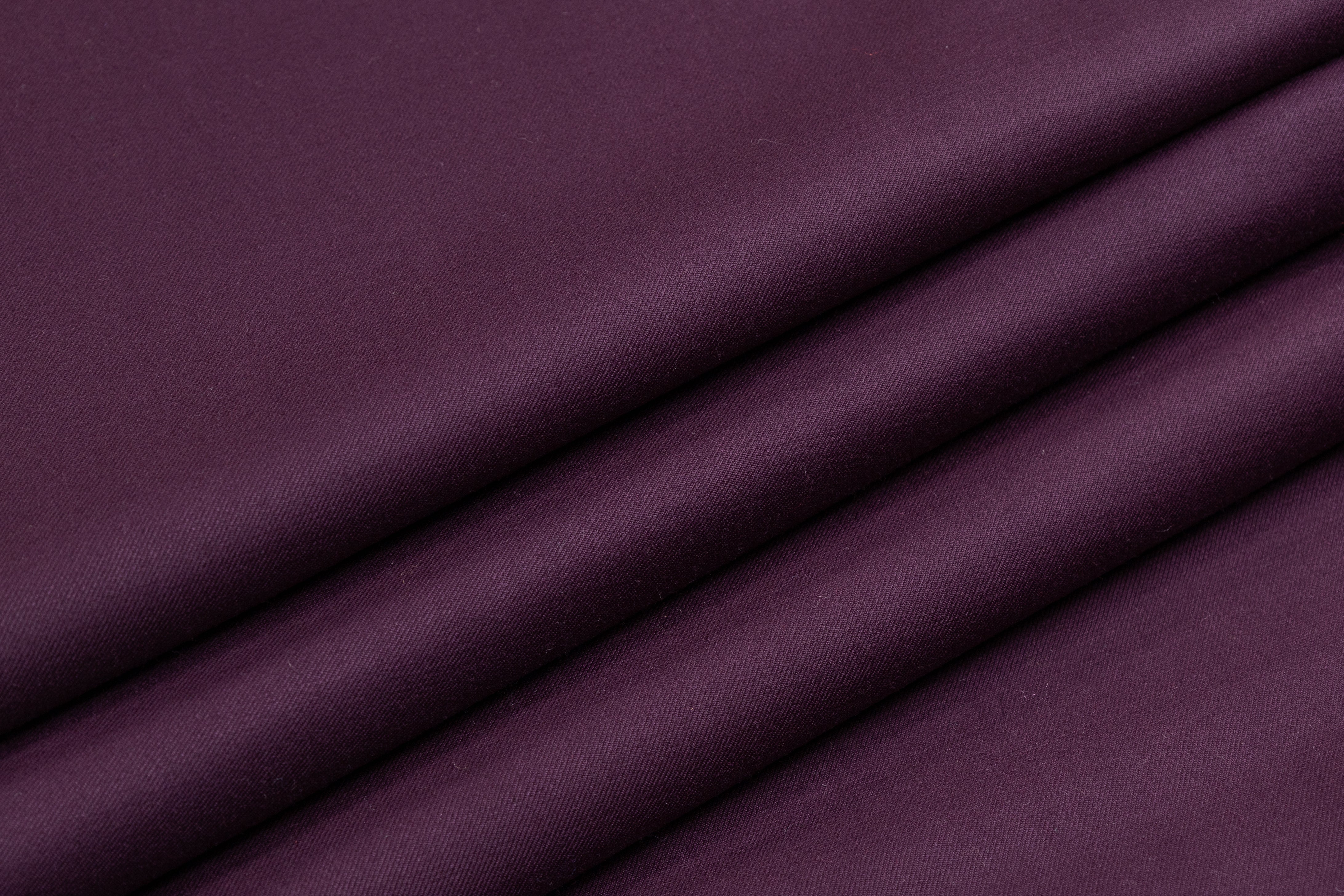 Ormezzano - Italian Wool Suiting - Plum