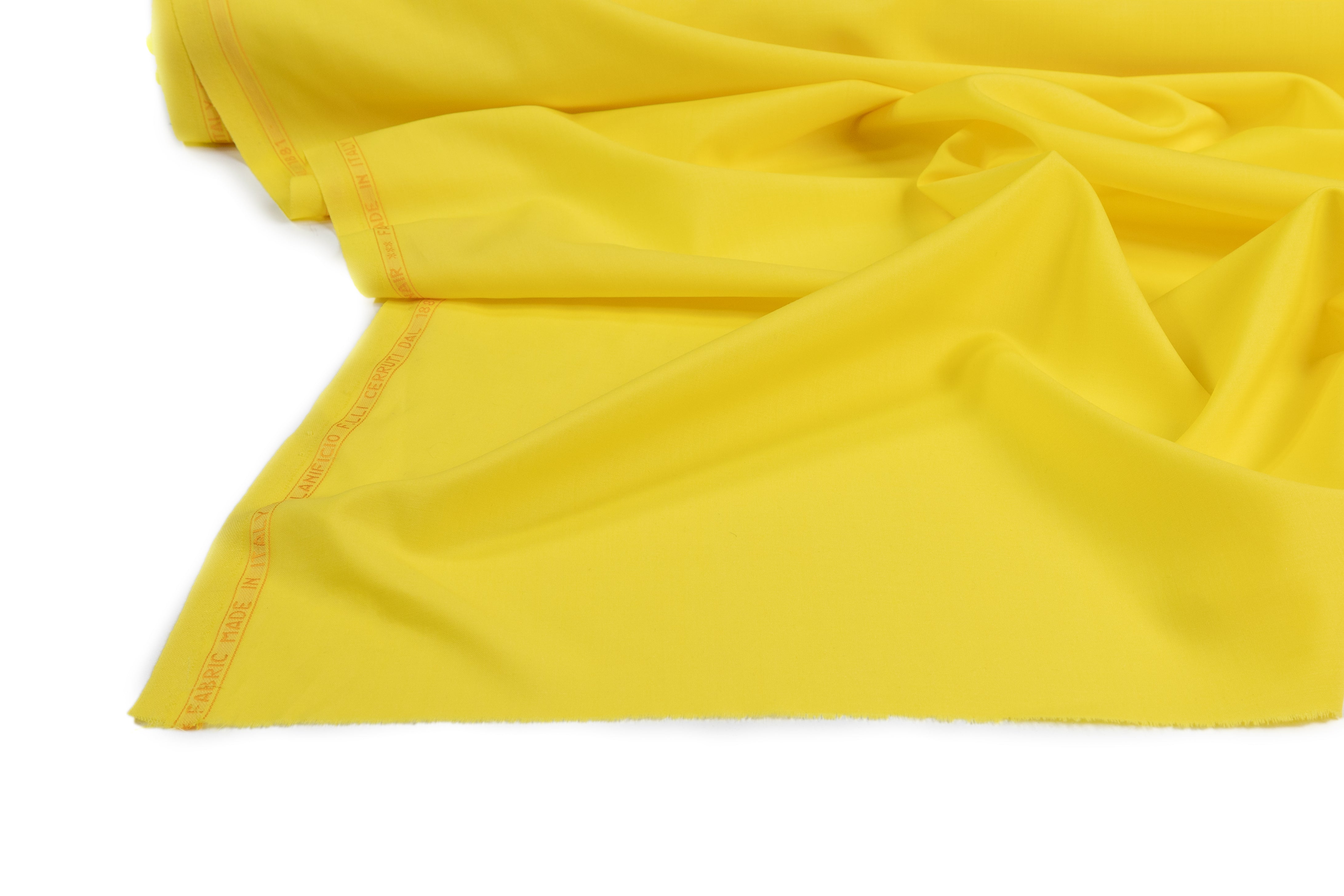 Cerruti - Kinair Wool and Mohair Suiting - Yellow