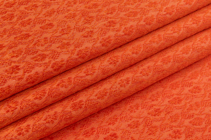 Textured Brocade - Orange