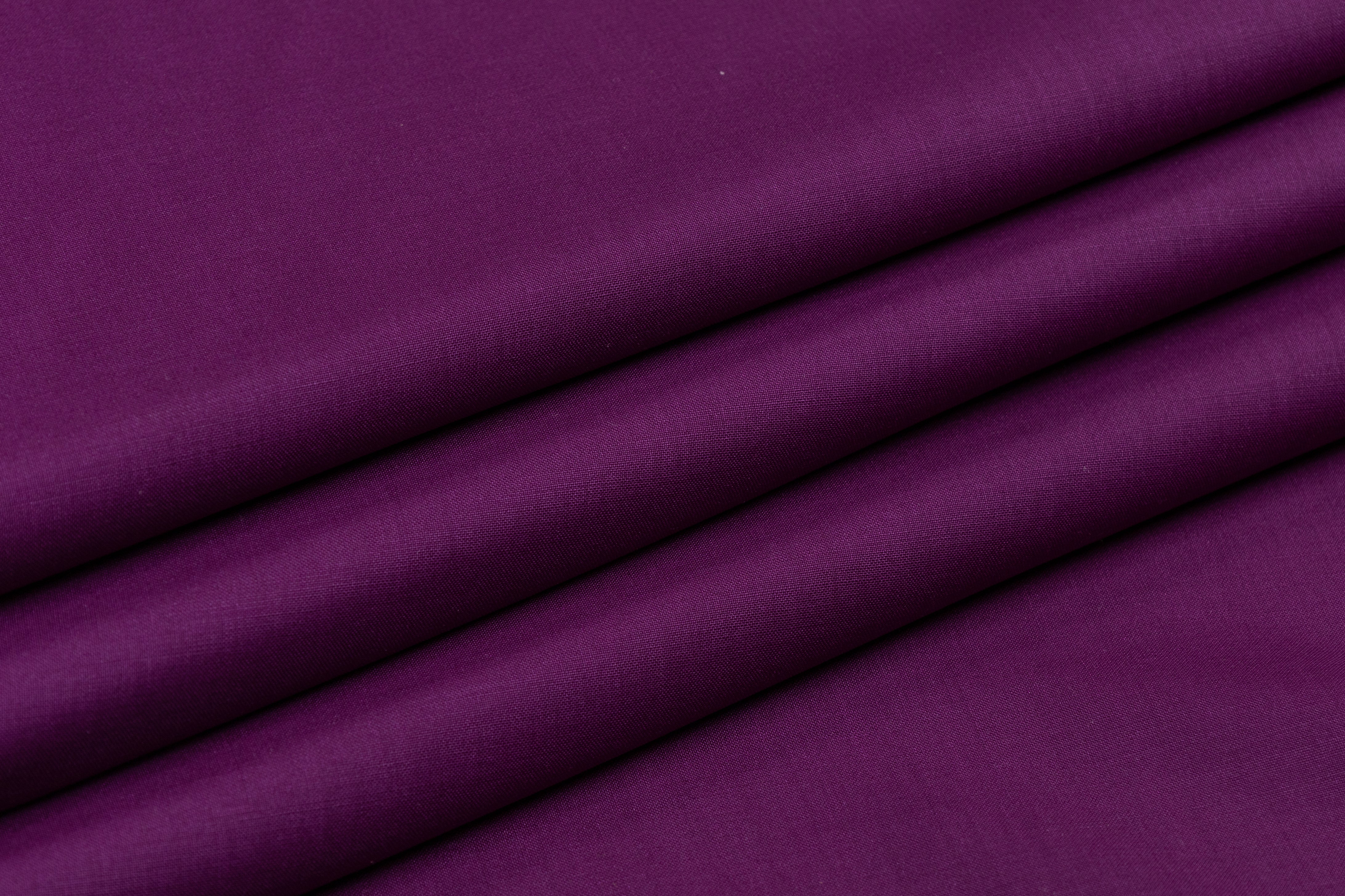 Cerruti - Kinair Wool and Mohair Suiting - Plum