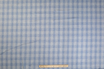 Loro Piana - Italian Silk and Wool Suiting - Blue Gray