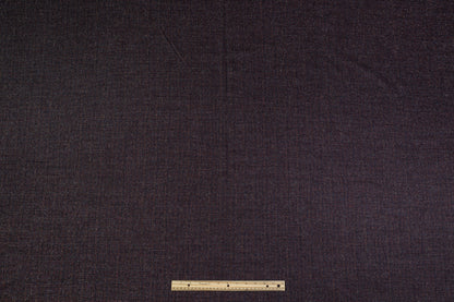 Italian Wool Speckle Tweed - Burgundy