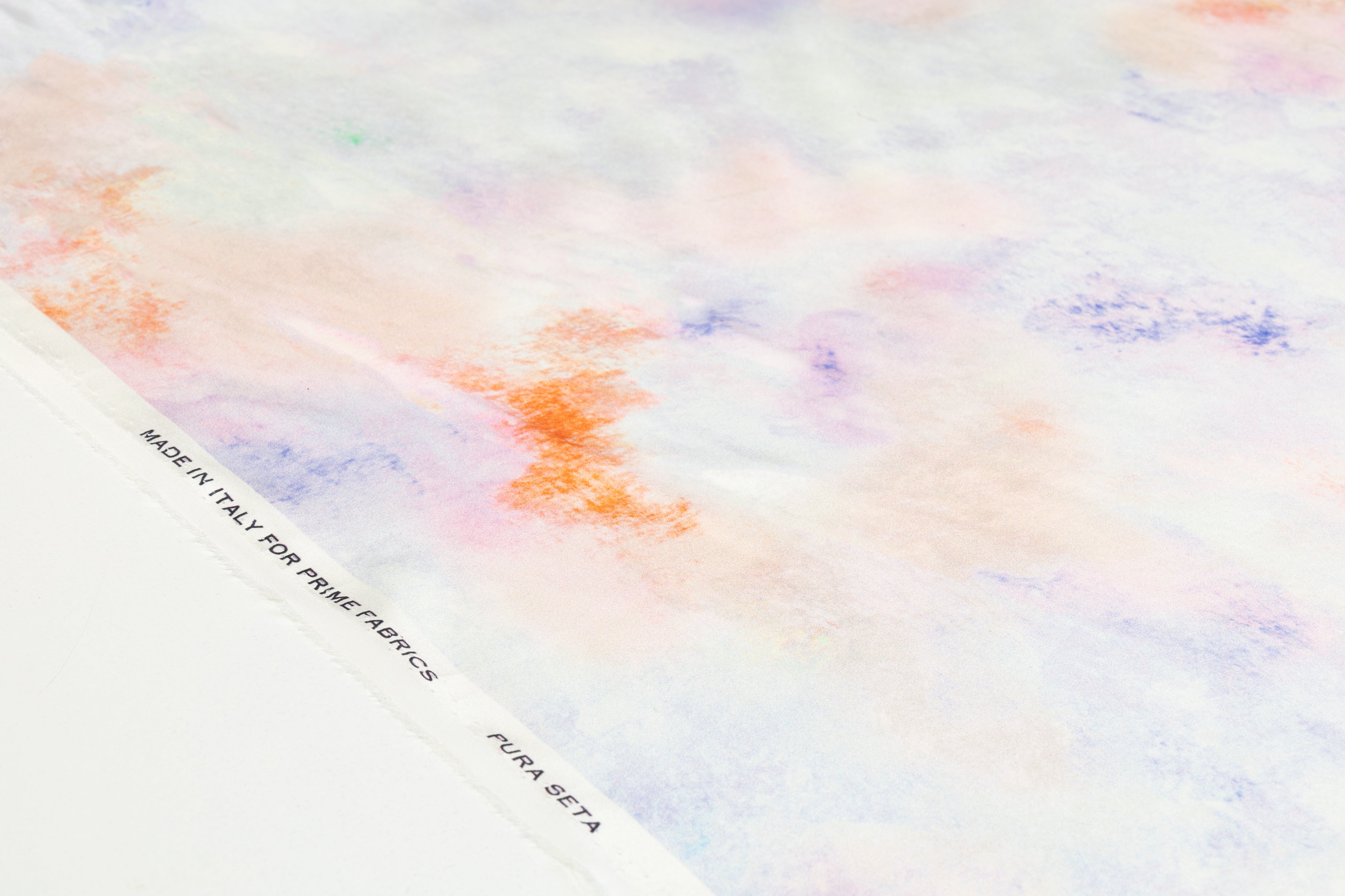 Tie-Dye Italian Silk Charmeuse - Multicolor
