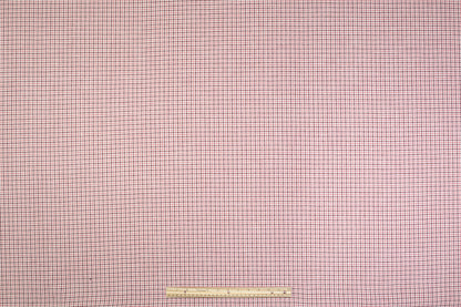 Piacenza - Double Faced Italian Wool - Pink and Eggplant