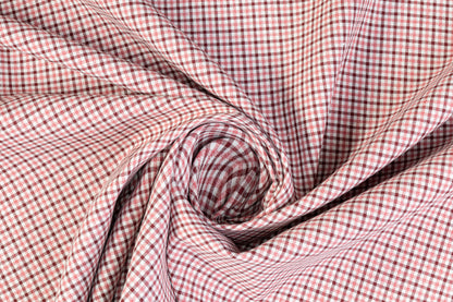 Piacenza - Double Faced Italian Wool - Pink and Eggplant