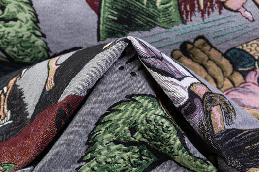 Pulp Horror Italian Tapestry Style Brocade