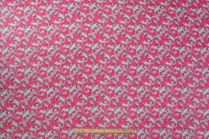 Valentino - Italian Silk Cotton Voile - Raspberry Pink