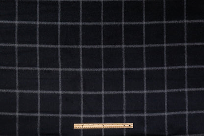 Armani - Double Faced Italian Wool Coating - Black