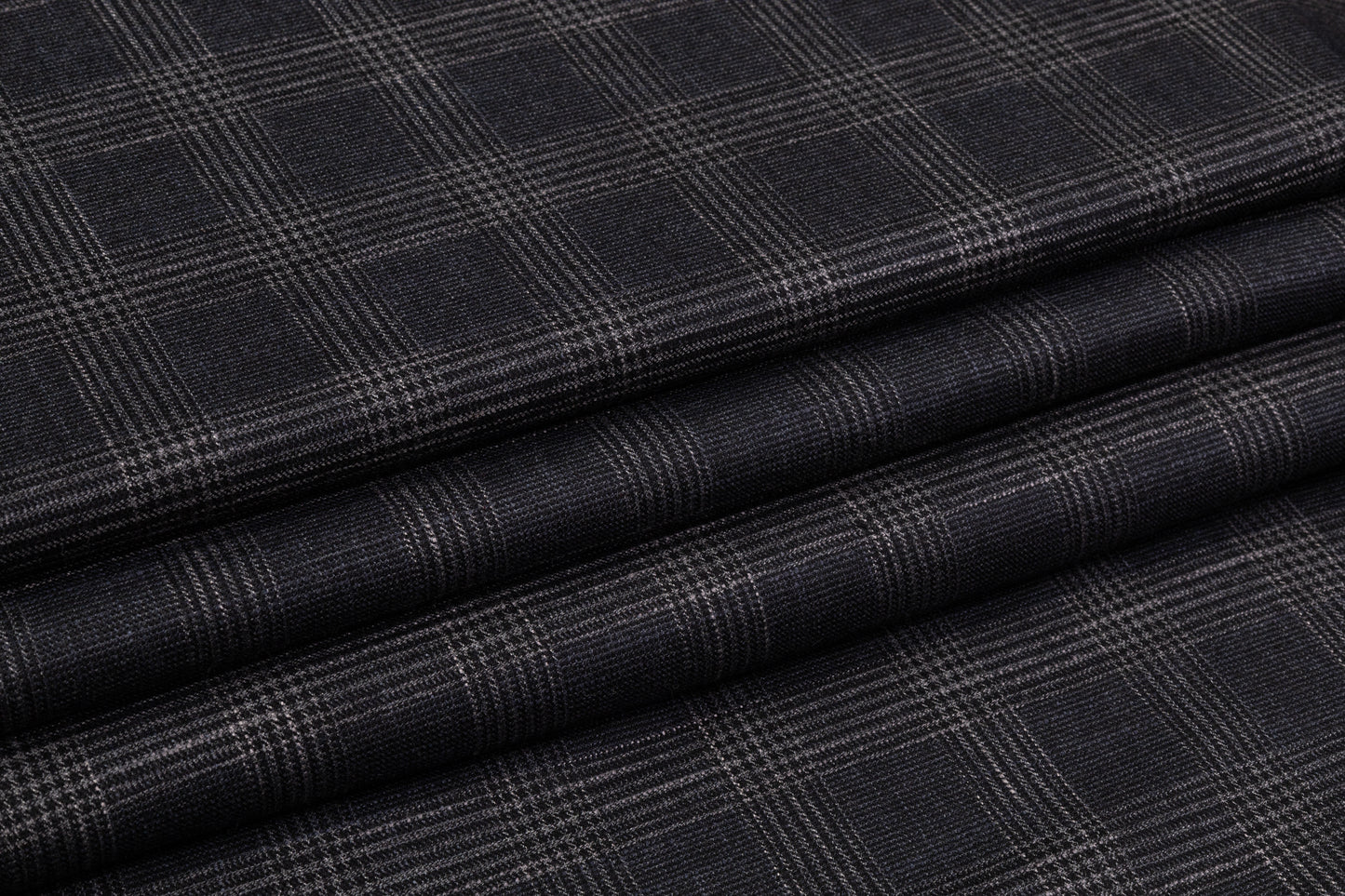 Armani - Italian Cashmere Wool Suiting - Charcoal Gray
