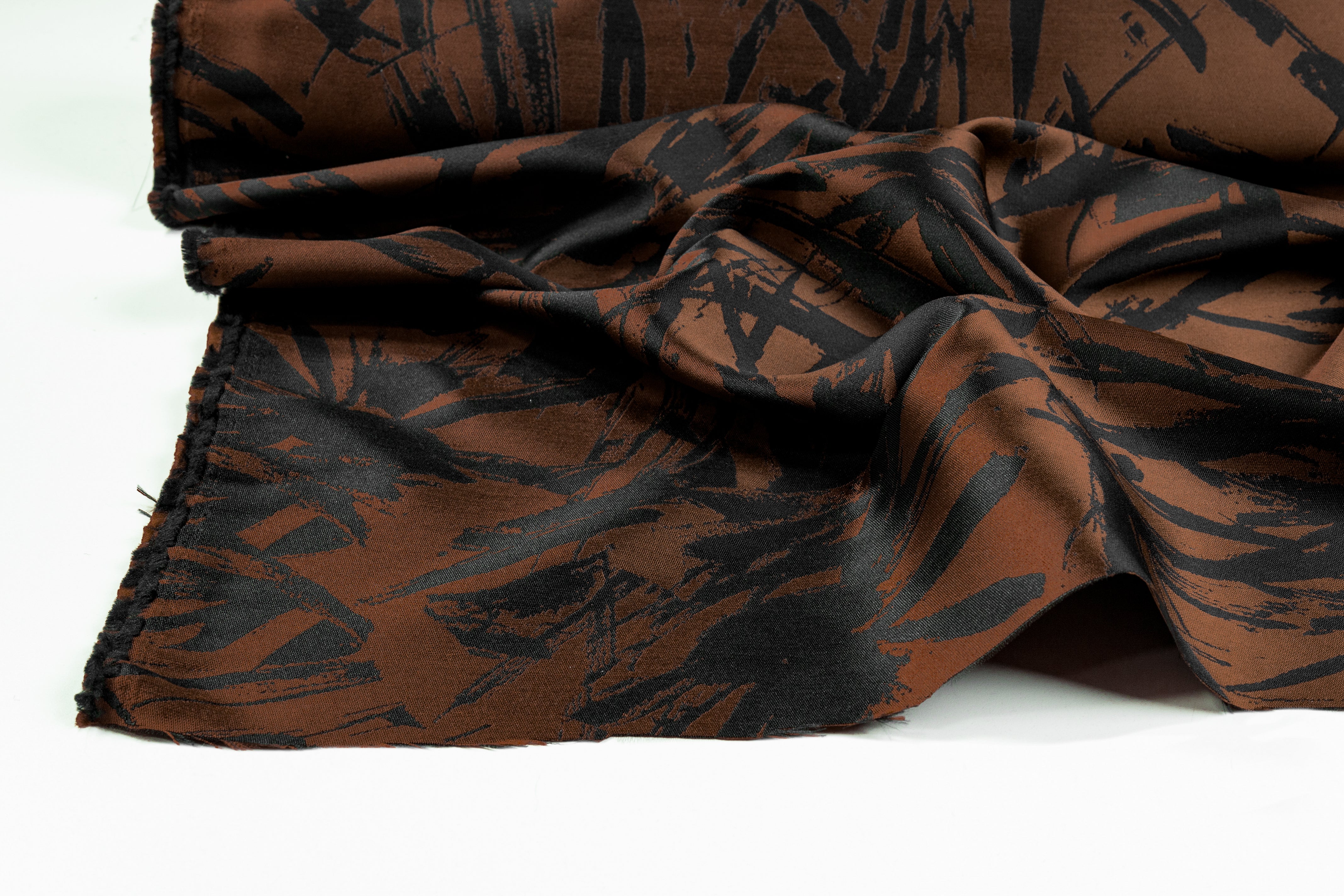 Marni - Double-Faced Abstract Italian Brocade - Brown / Black
