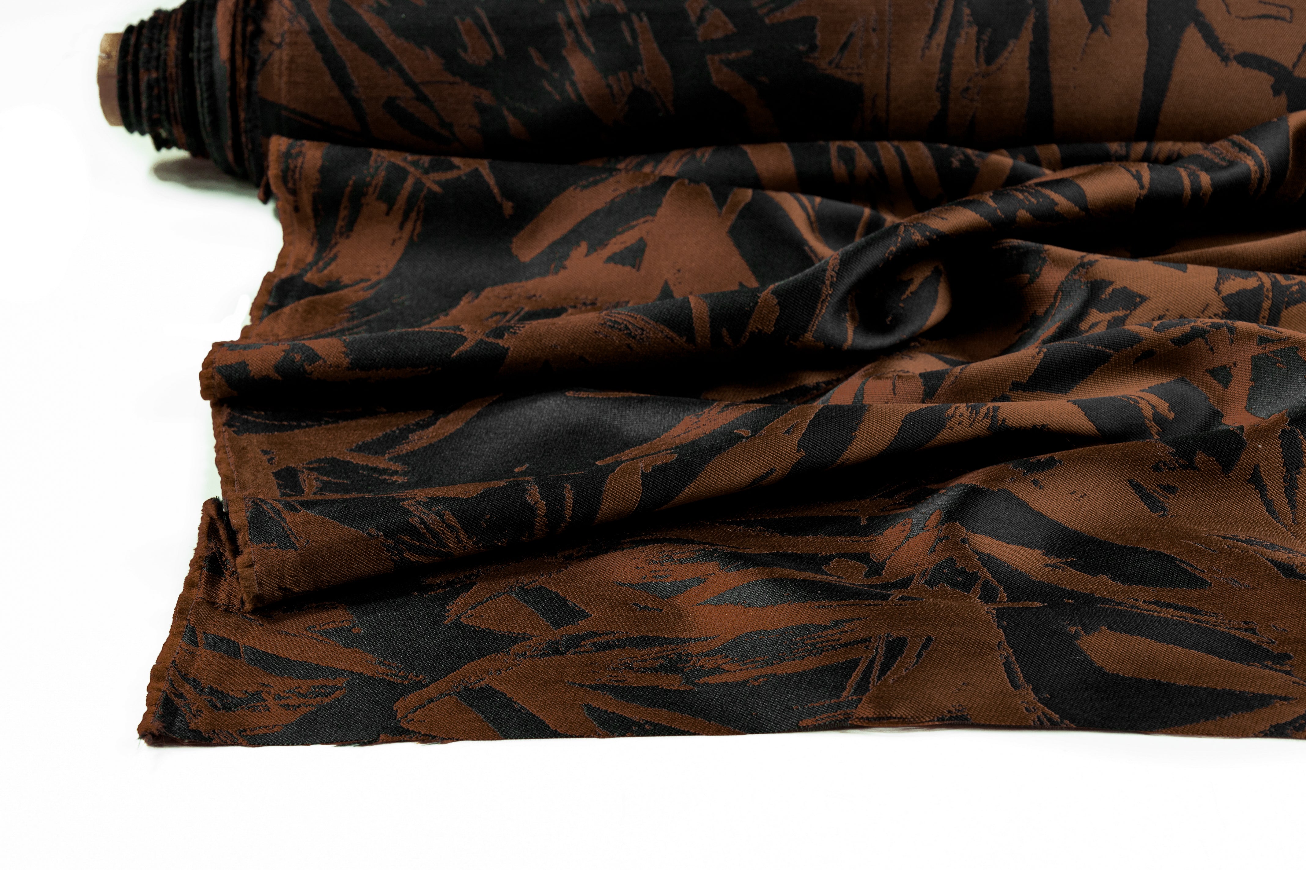 Marni - Double-Faced Abstract Italian Brocade - Brown / Black
