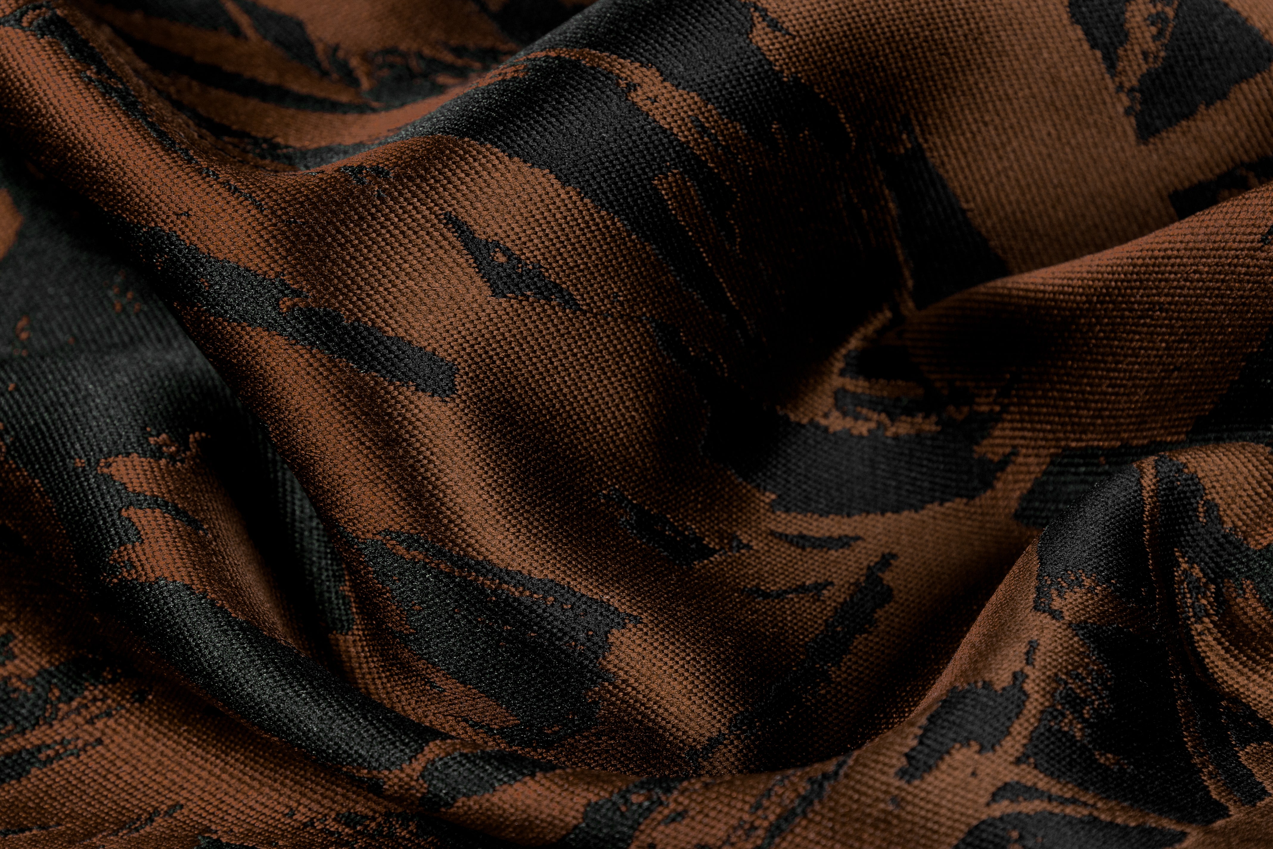 Marni - Double-Faced Abstract Italian Brocade - Brown / Black