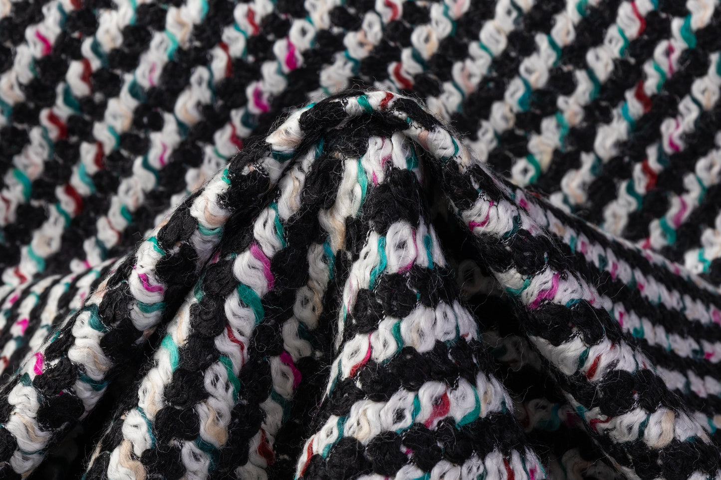 Pucci - Italian Wool Alpaca Mohair Tweed Coating - Multicolor