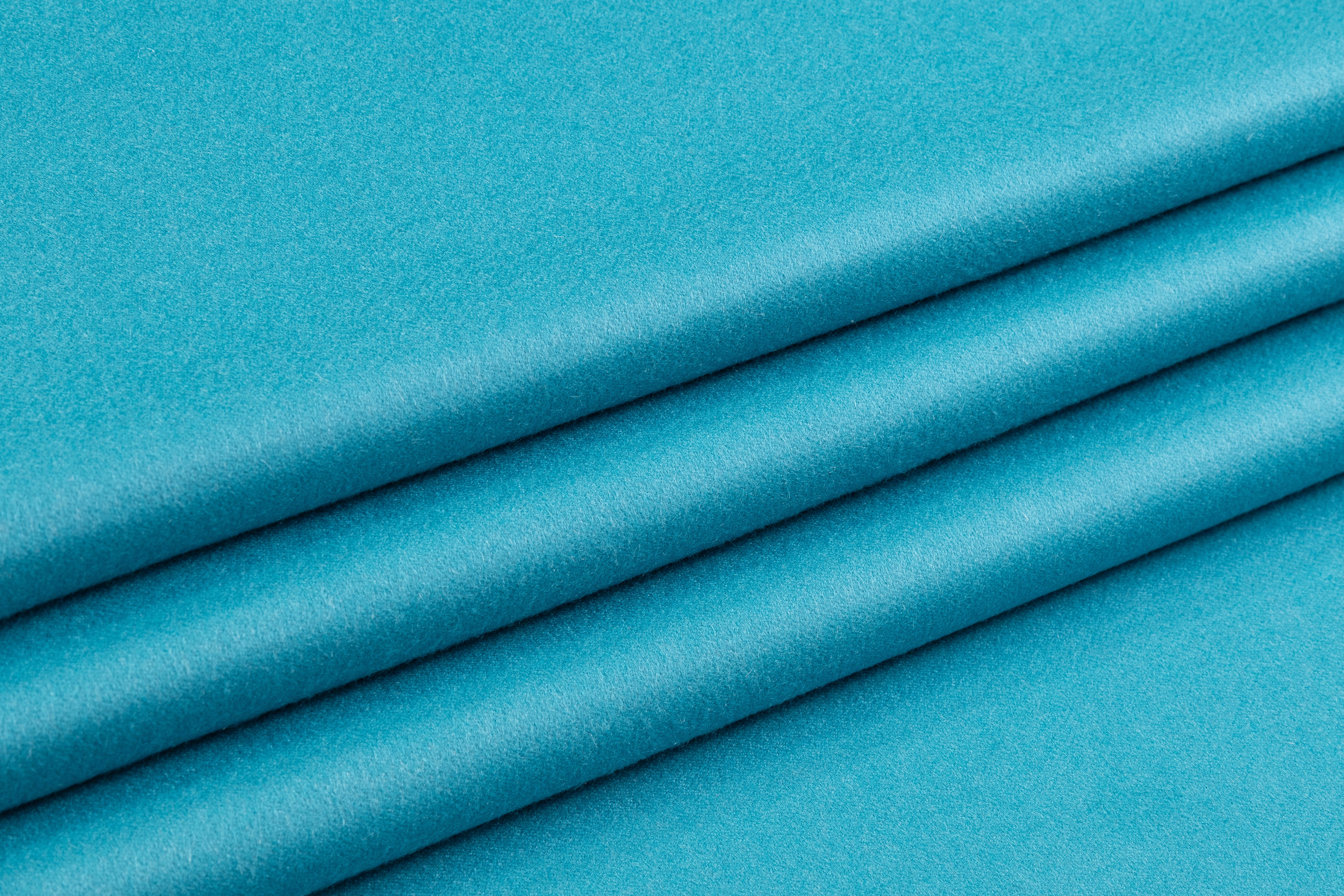 Loro Piana - Double Faced Italian Cashmere Coating - Lagoon Blue / Icy Blue