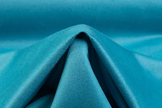 Loro Piana - Double Faced Italian Cashmere Coating - Lagoon Blue / Icy Blue