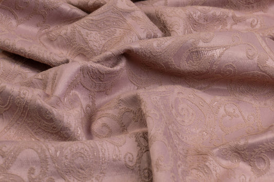 Rayon Brocade - Dusty Rose