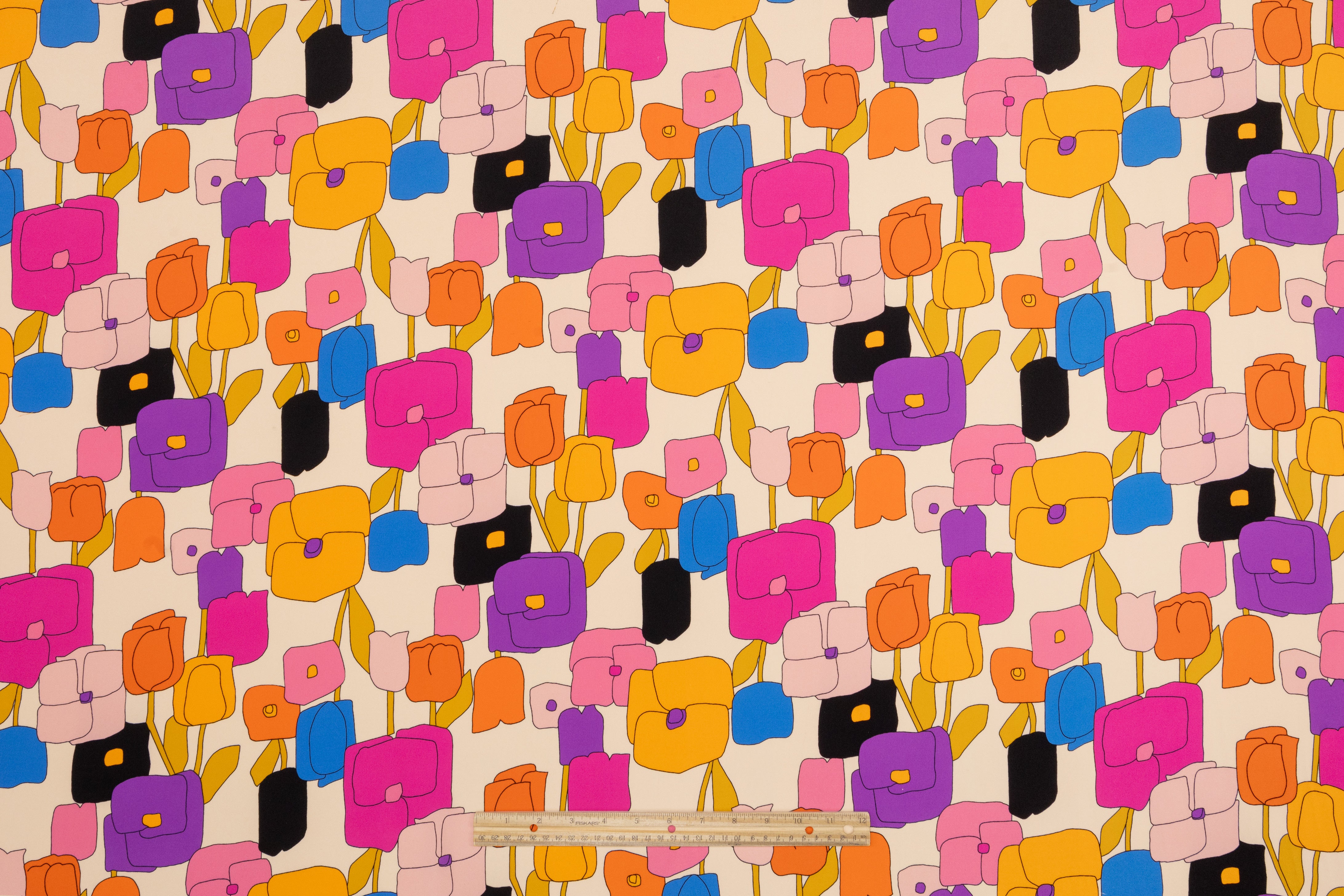 Floral Italian 4 Ply Silk Crepe - Multicolor