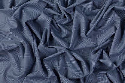 Cerruti - Checked Super 150s Italian Wool Suiting - Blue
