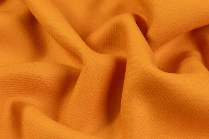 Loro Piana - Italian Wool Melton Coating - Sunset Orange