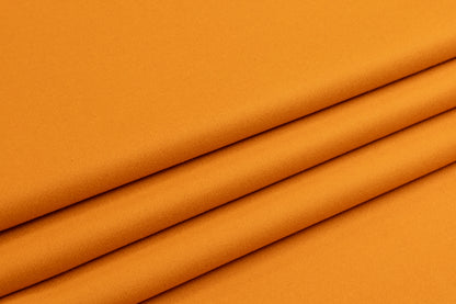Loro Piana - Italian Wool Melton Coating - Sunset Orange