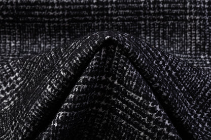 Glen Check Italian Wool Nylon Coating - Black / White