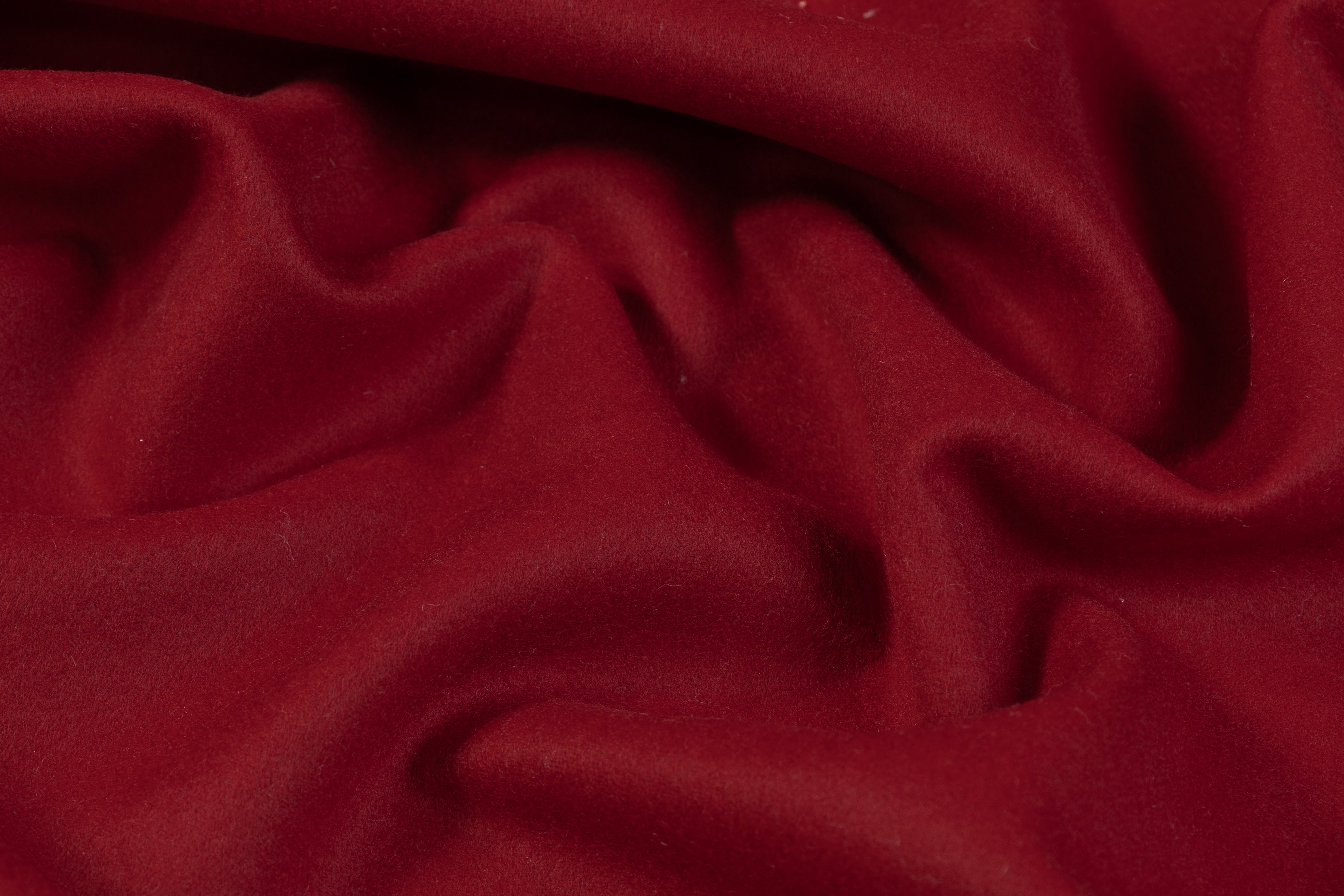 Loro Piana - Double Faced Italian Cashmere Coating - Maroon / Red