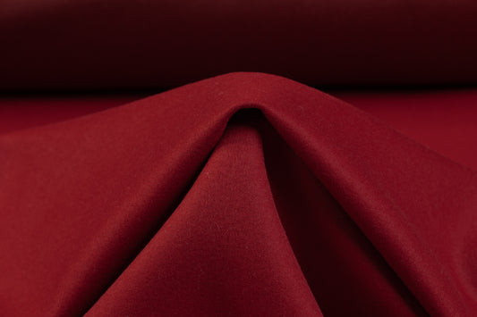 Loro Piana - Double Faced Italian Cashmere Coating - Maroon / Red