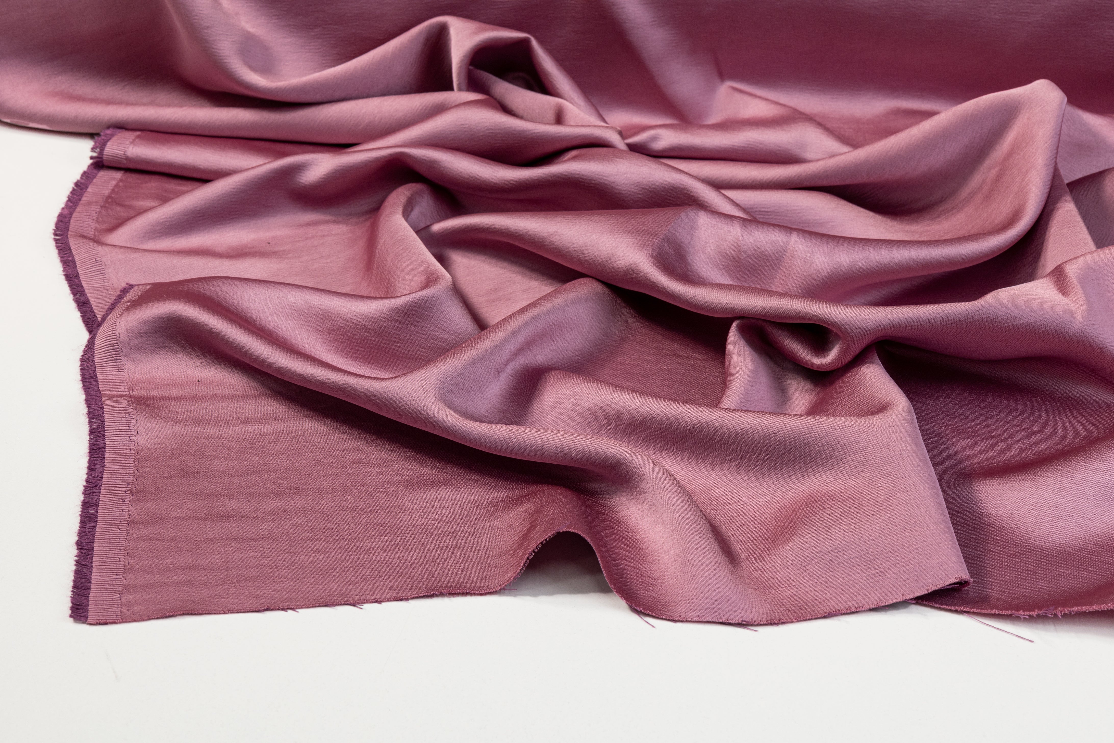 Heavy Viscose Acetate Italian Charmeuse - Dusty Rose